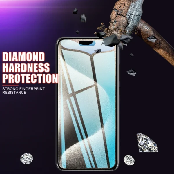 ⁦9H 999D Tempered Glass For iPhone 13 14 15 16 Pro Max Screen Protector For iPhone16 Pro Transparent Protective glass Film⁩ - الصورة ⁦4⁩