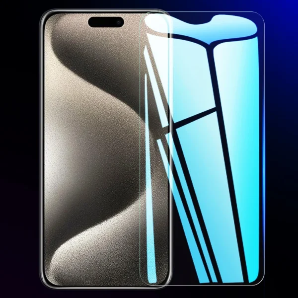 ⁦9H 999D Tempered Glass For iPhone 13 14 15 16 Pro Max Screen Protector For iPhone16 Pro Transparent Protective glass Film⁩ - الصورة ⁦5⁩